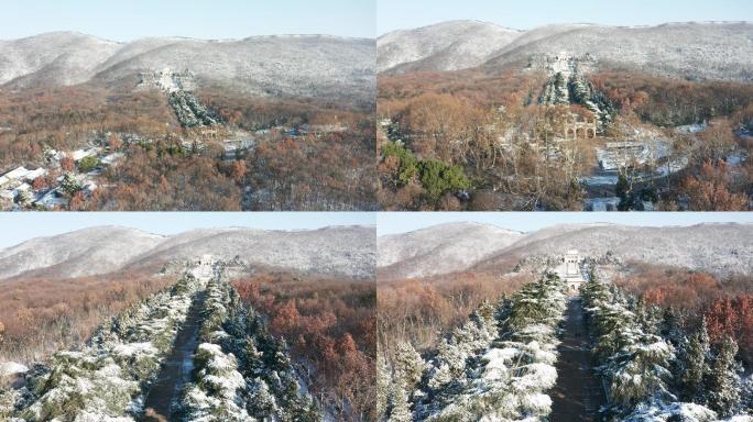 南京中山陵雪景