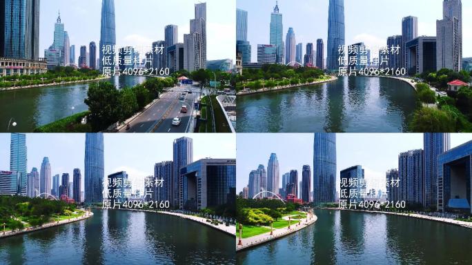 天津城市生态航拍