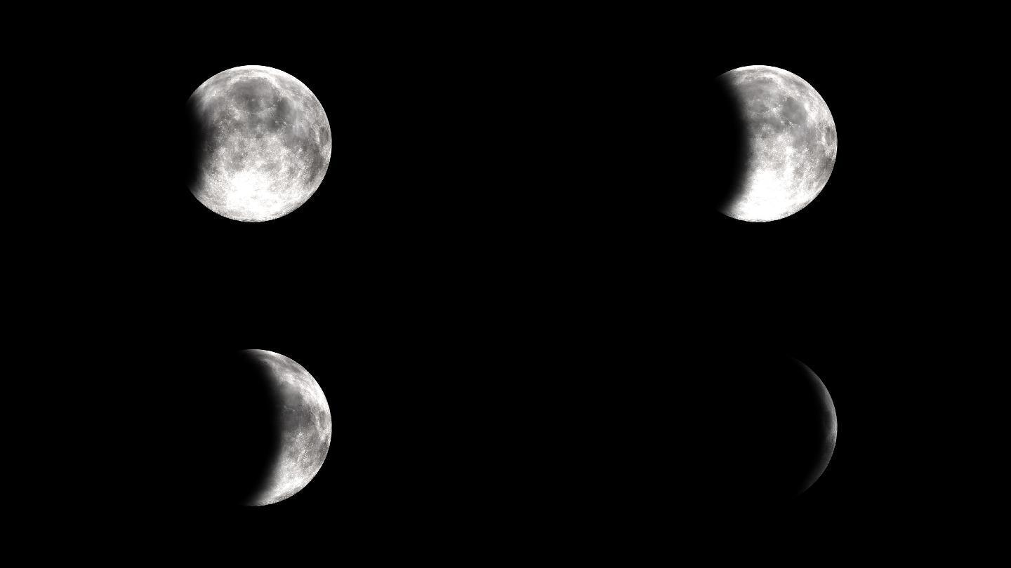 【4K】月亮月食
