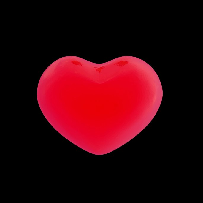 4K爱心跳动_alpha