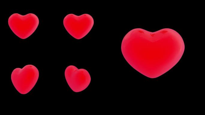4K爱心跳动_alpha