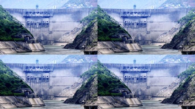 雅砻江水电基地世界最高水坝锦屏水坝