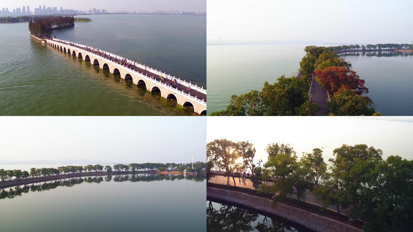 武汉东湖绿道高清航拍