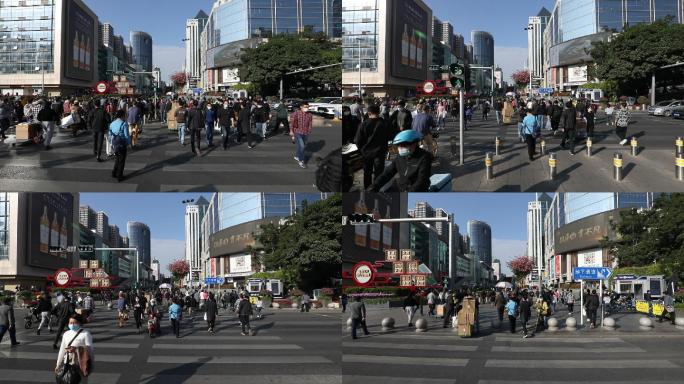 城市路口人流量