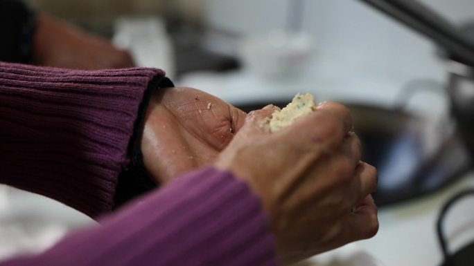 美食农村村子村落古村