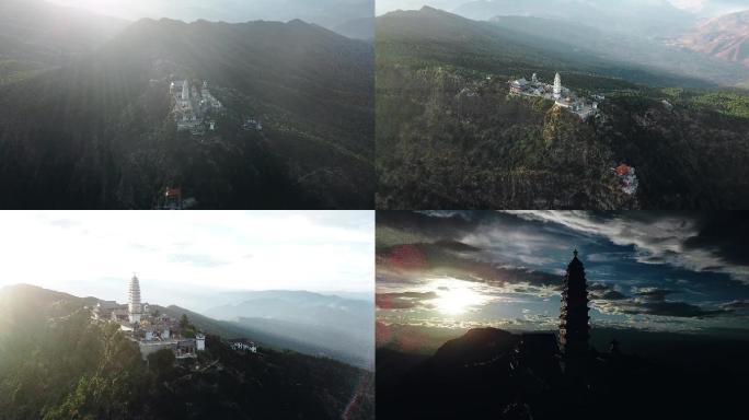 大理宾川鸡足山光晕美景