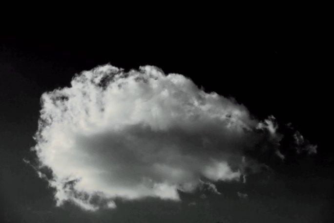 【4K】alpha通道云，一朵云
