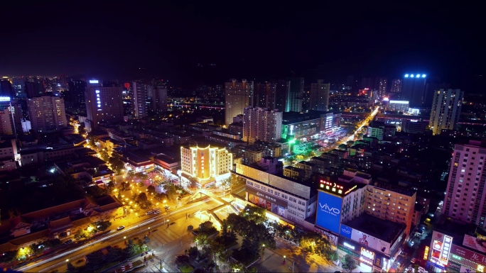 4K最美天水城市夜景延时