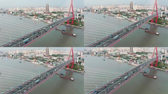 4k杨浦大桥航拍