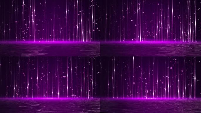 9027唯美紫色粒子光流湖