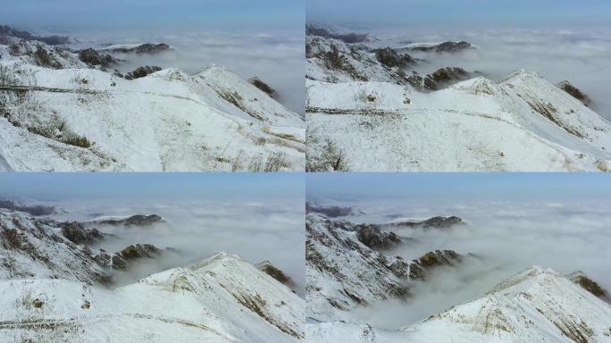 4K唯美纯净雪山背景