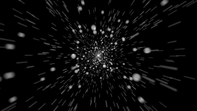 光速星空粒子穿越银河背景视频4K