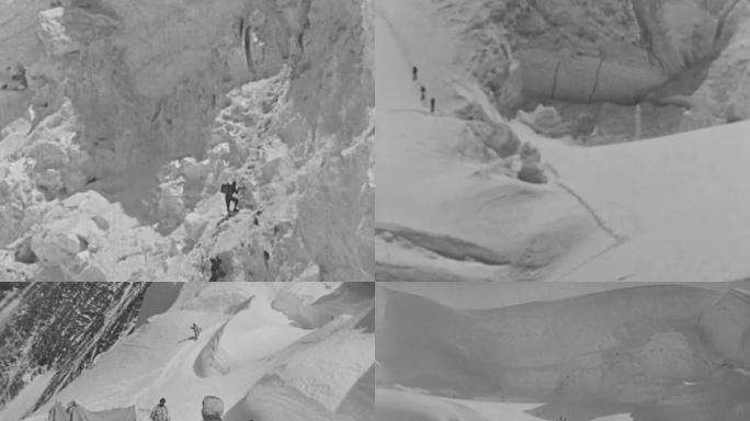 20年代登山队攀登珠穆朗玛峰