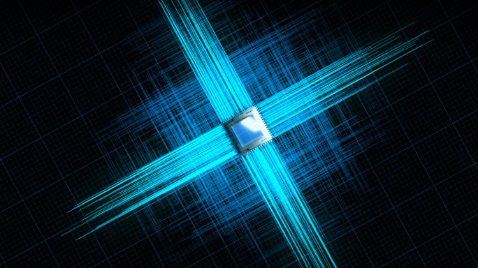 科技蓝光环状图片