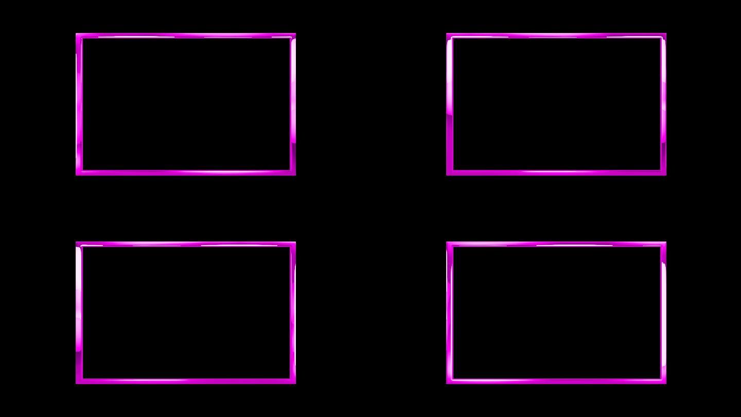 无缝循环带通道边框紫色边框边框矩形