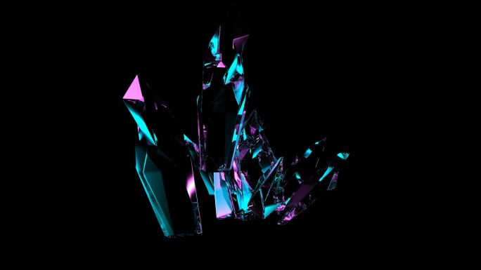 水晶钻石通道素材 透明通道视频素材