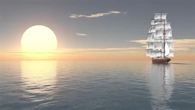 帆船海洋LOGO标志展示