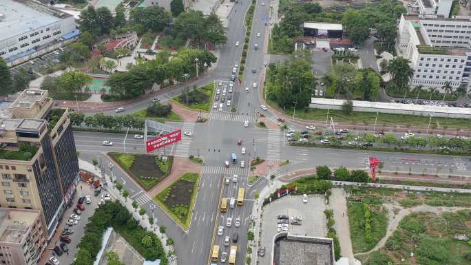 东莞茶山安泰路茶兴路交汇处航拍合集