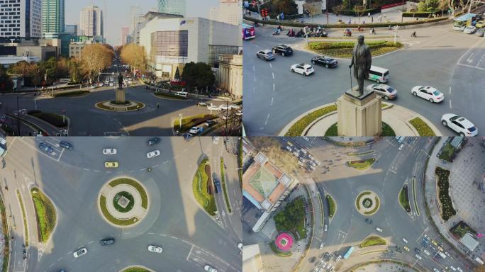 南京新街口孙中山像