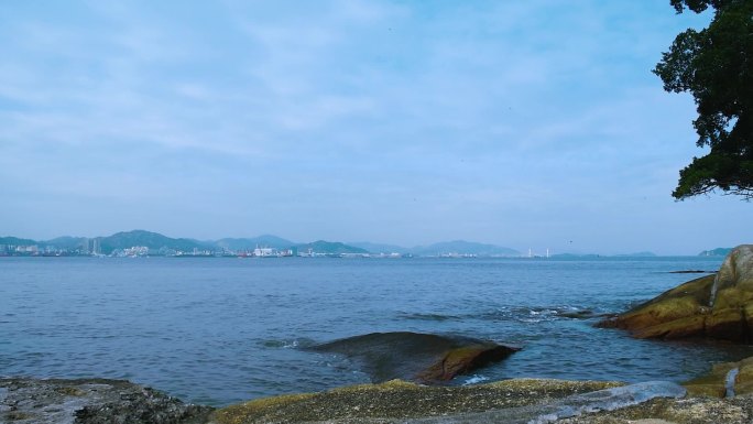 鼓浪屿海边风吹沙滩