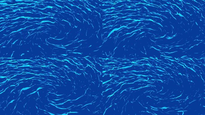 水波纹海洋水面-循环2