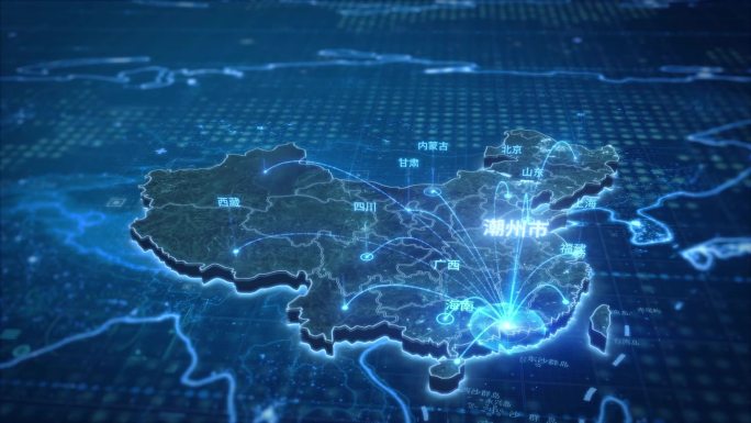 潮州-辐射全国全球视频素材