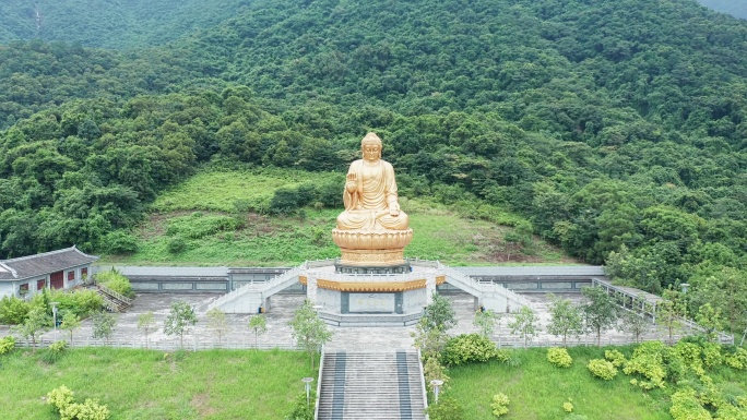 【原创·可商用】汕尾海丰莲花大佛正面前进