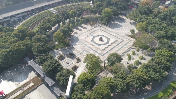 4K建水孔子文化广场航拍最新版