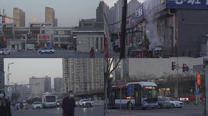 山西太原大医院旁街景