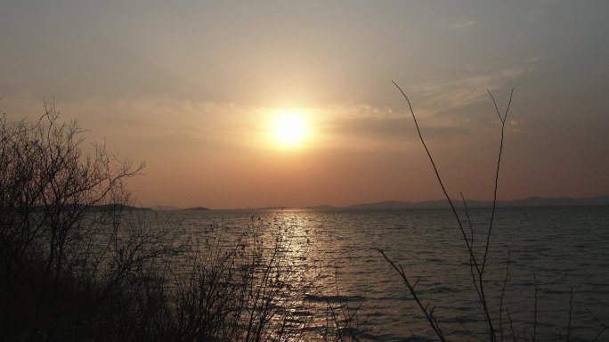 太湖落日