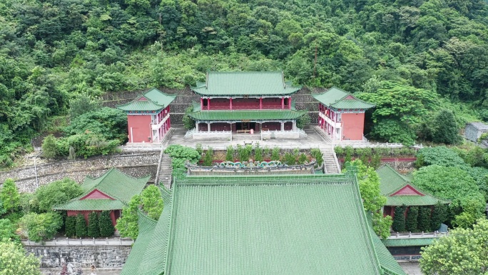 【原创·可商用】海丰鸡鸣寺建筑后拉