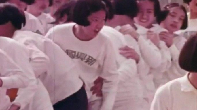 60年代台湾中学生体育课运动员长跑短跑