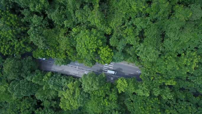 航拍山路乡村公路4K