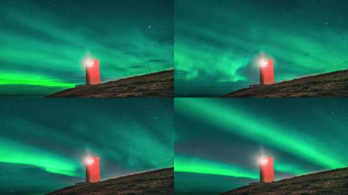 4K冰岛极光延时摄影