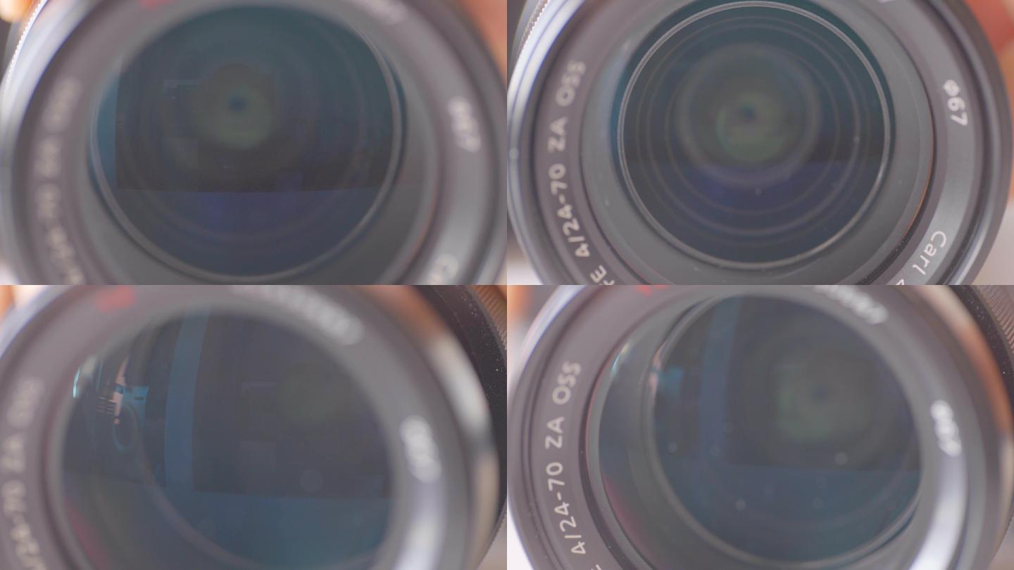 4K摄影机镜头对焦看见摄像机镜头