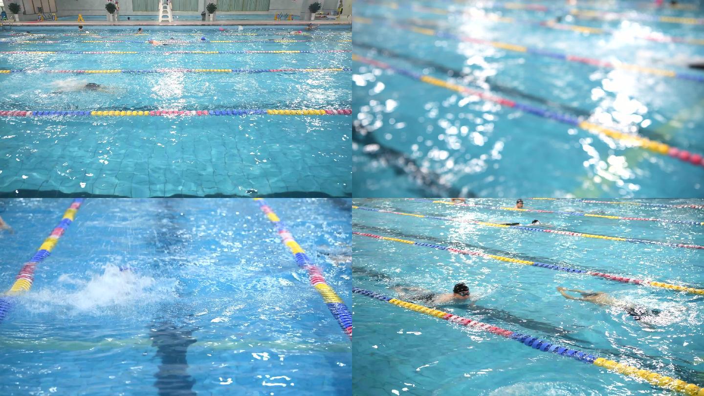游泳健身、游泳运动、游泳馆