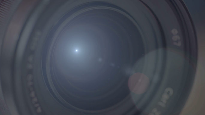 4K镜头对焦-镜头光斑光晕聚集摄影