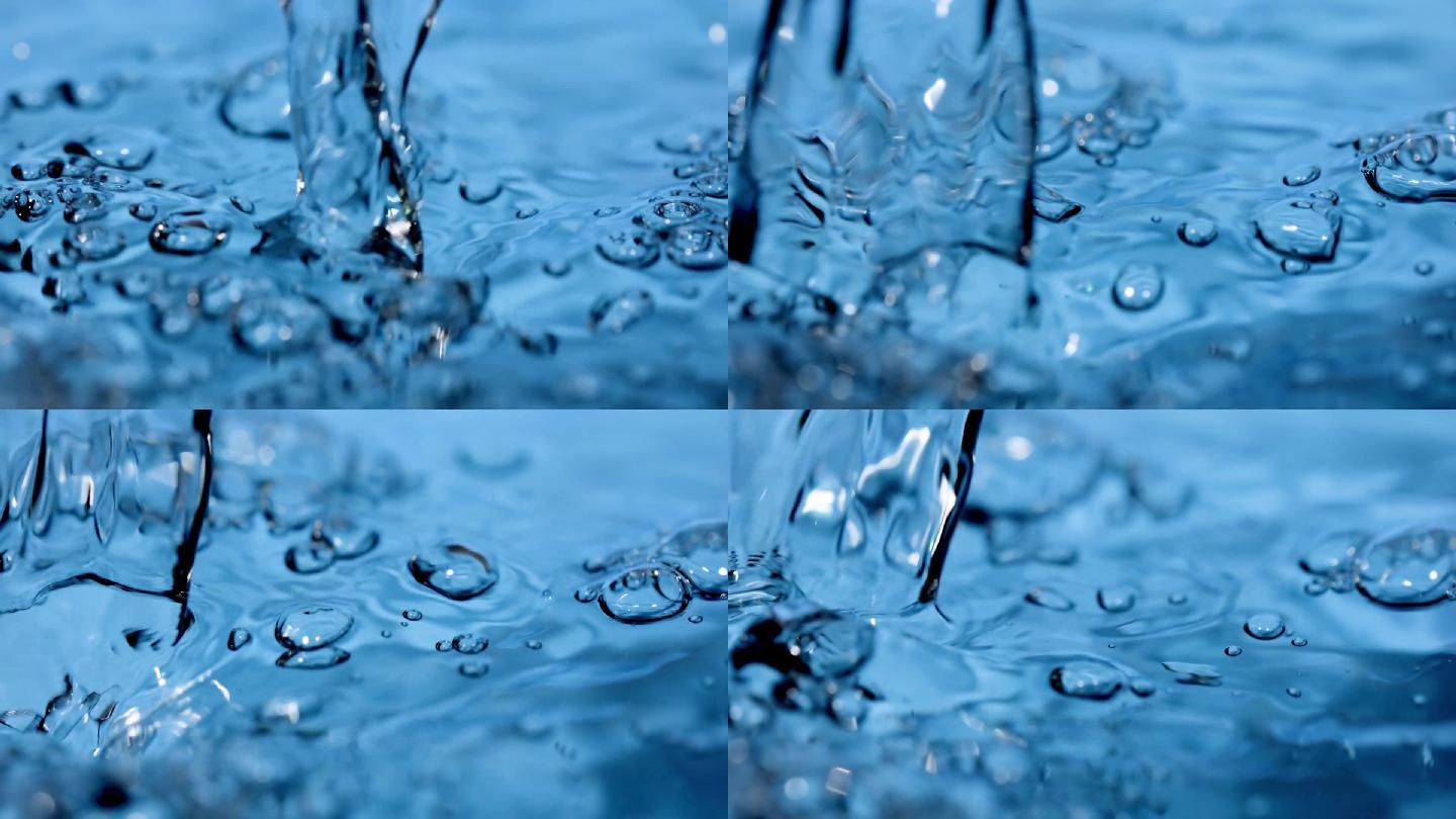 纯净水自来水水资源碳酸饮料倒水慢镜头