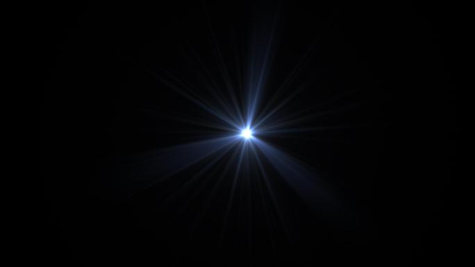 白色星光粒子闪烁特效