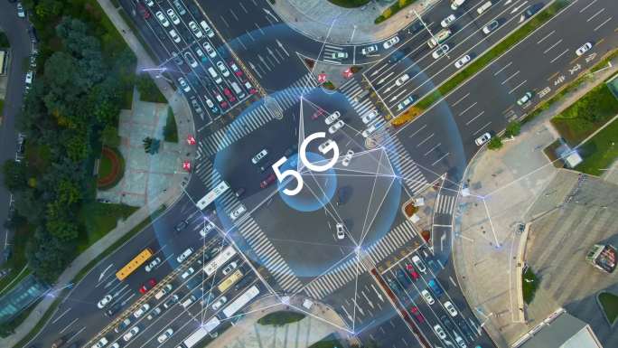 4K智慧交通-5G自动驾驶-科技城市