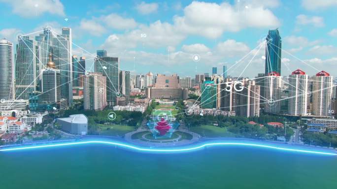 4K科技城市-青岛科技-智慧城市