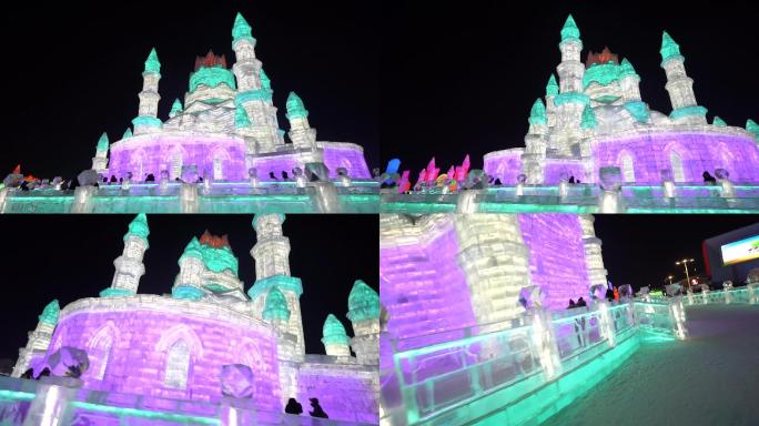 哈尔滨冰雪大世界冰城堡