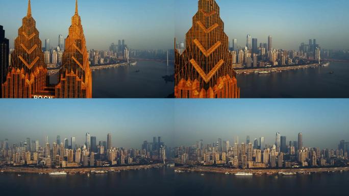 喜来登-重庆城市立体感4K航拍