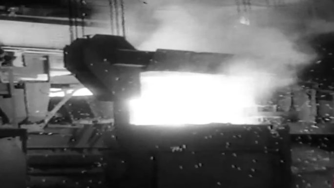 70年代80年代钢铁产量炼钢厂熔炉