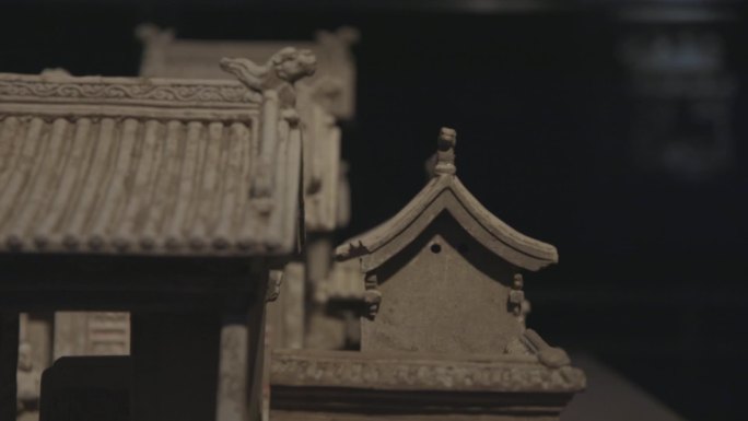 中国古代建筑宅院四合院模型