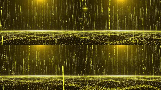 【原创】金色科技粒子光线上升年会颁奖舞台