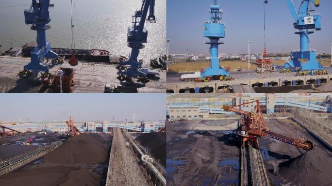 港口码头卸煤发电厂煤发电