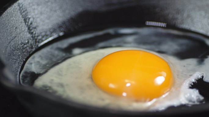 4K煎鸡蛋营养早餐
