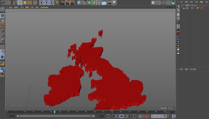 英国全境地图模型
