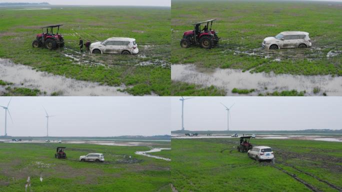 【4K】湿地汽车救援